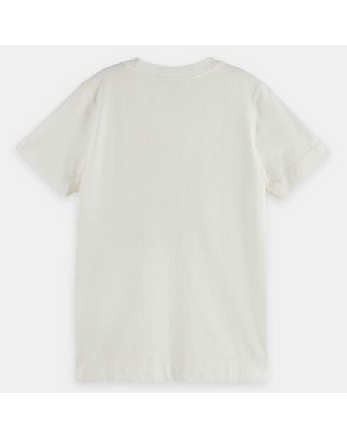 T-Shirt en Coton organique Montagne blanc