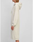 Robe sweat en Coton bio écrue