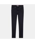 Jean en Coton stretch Skinny Taille haute noir