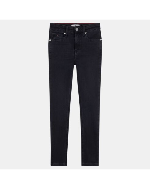 Jean en Coton stretch Skinny Taille haute noir