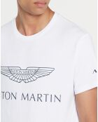 T-Shirt  Aston Martin Racing Logo blanc