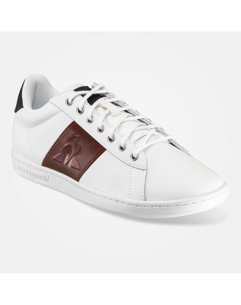 Baskets en Cuir Mastercourt Classic blanc/marron