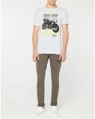 T-Shirt Moto Bike blanc