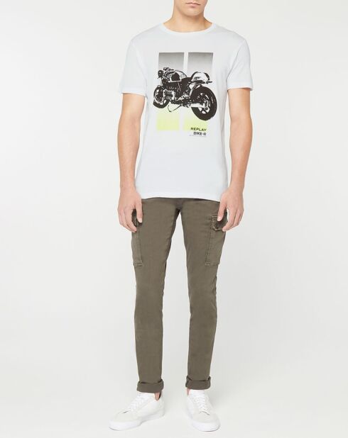 T-Shirt Moto Bike blanc