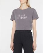 T-Shirt 100% Coton Bio Ana gris foncé