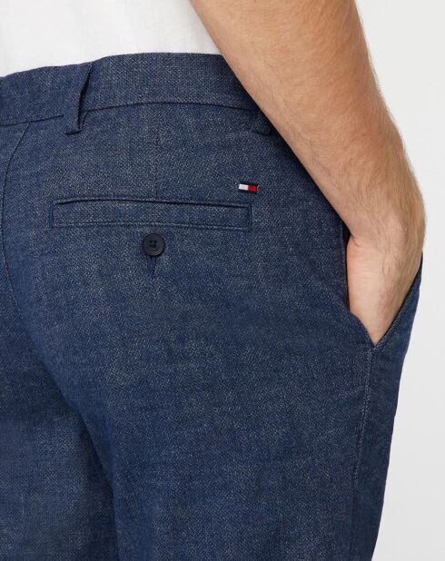 Pantalon Slim Bleecker Fake Solid Look bleu jean