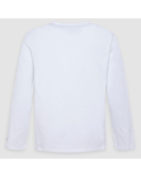 T-Shirt en Coton impression Londres blanc