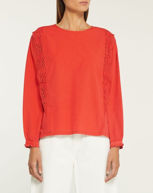 Blouse Stella rouge