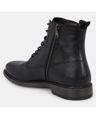 Bottines en Cuir Terence noires