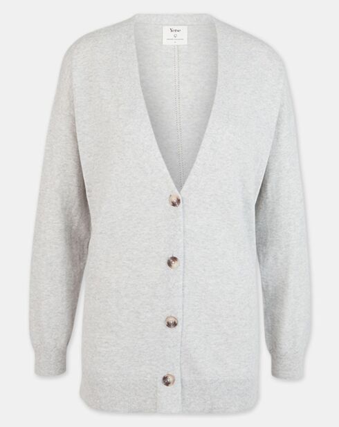 Cardigan O-Bondi gris clair