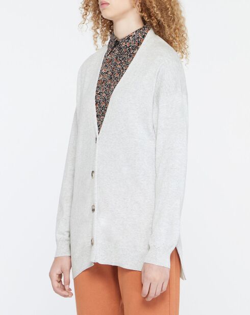 Cardigan O-Bondi gris clair