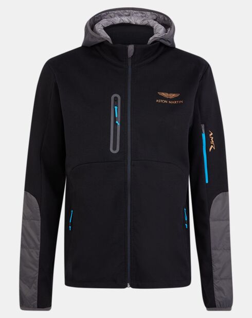 Blouson Sweat Hybride Aston Martin Racing noir