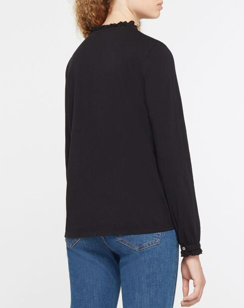 Blouse 100% Coton Bio Martine noire