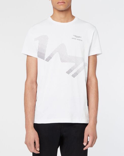 T-Shirt Logo Aston Martin Racing blanc