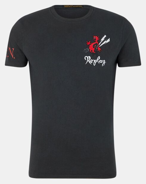 T-Shirt Devil Cœur noir