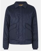Blouson Teddy Matelassé bleu marine