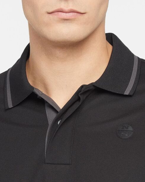 Polo Regular Coolmax® noir