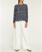 Blouse Leandra bleu marine