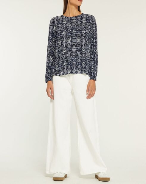 Blouse Leandra bleu marine