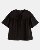 Blouse Lacet noire