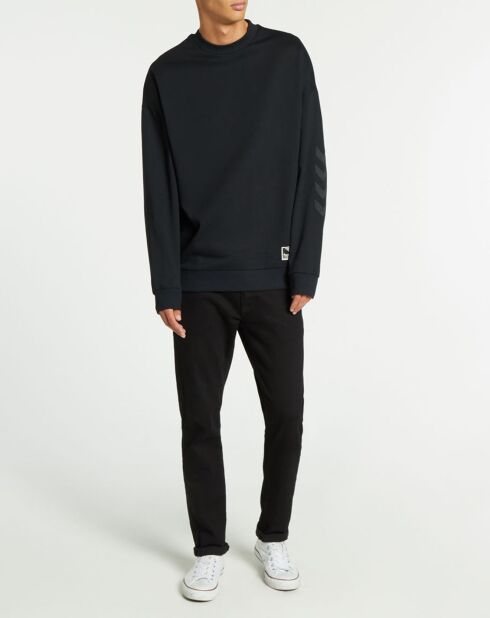 Sweat Urban en Coton organique molletonné noir