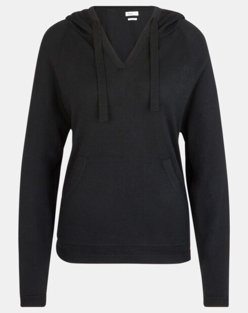 Sweat 100% Laine Marylouise noir