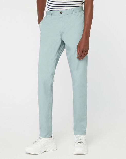 Pantalon Chino Mott-Classic Twill vert clair