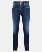 Jean Slim Aged Eco Anbass bleu foncé