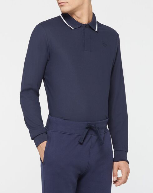 Polo Regular Coolmax®  bleu marine