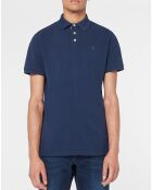 Polo Classic Fit Piqué bleu marine