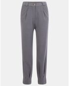 Pantalon droite Lugano gris