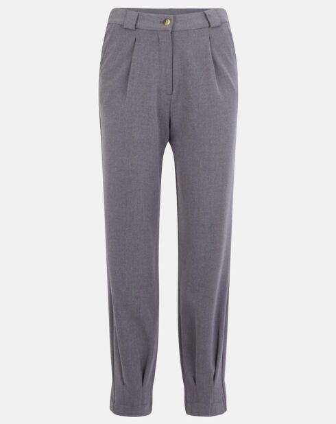 Pantalon droite Lugano gris