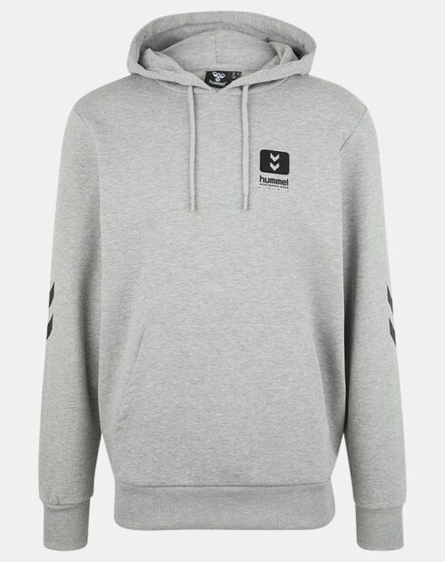 Sweat hoodie Graham en Coton mélangé gris