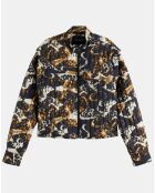 Bombers Manches Amovible Print Nuage nuit/multicolore