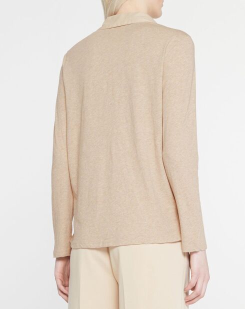 Chemise 100% Coton Bio O-Selection beige moyen