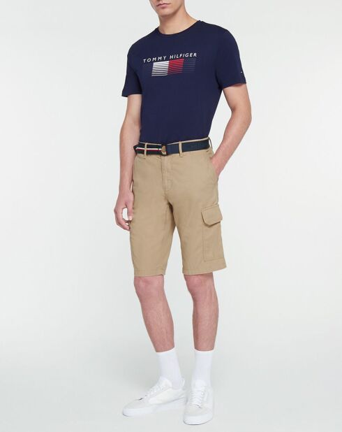 Bermuda 100% Coton Bio John Cargo beige