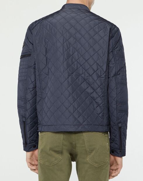 Blouson Padded Matelassé bleu