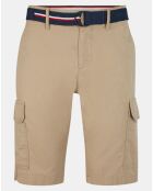 Bermuda 100% Coton Bio John Cargo beige