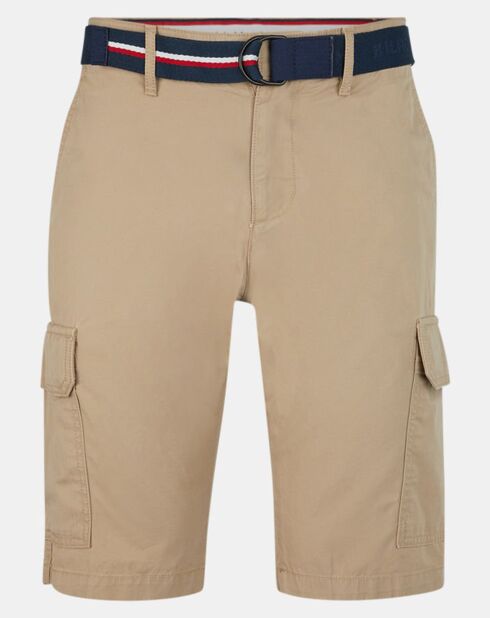 Bermuda 100% Coton Bio John Cargo beige