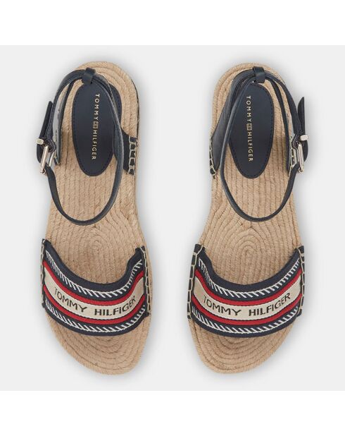 Sandales espadrilles Artisanal bleu marine