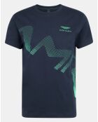 T-Shirt Logo Aston Martin Racing bleu marine