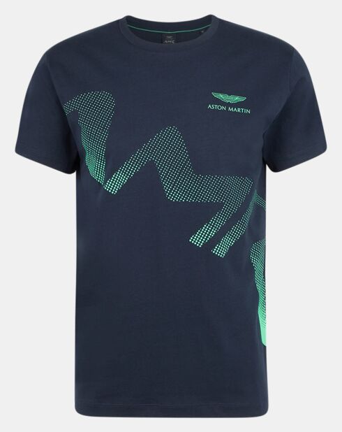 T-Shirt Logo Aston Martin Racing bleu marine