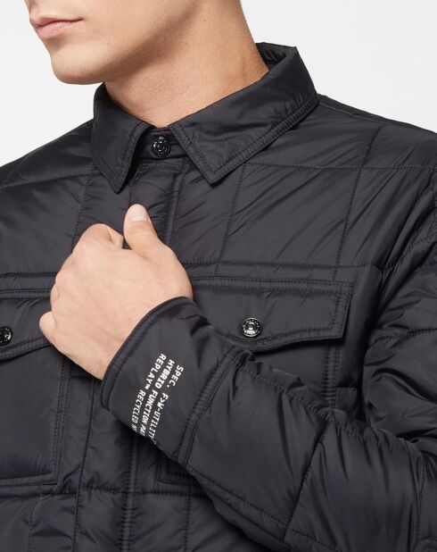 Chaqueta acolchada negra