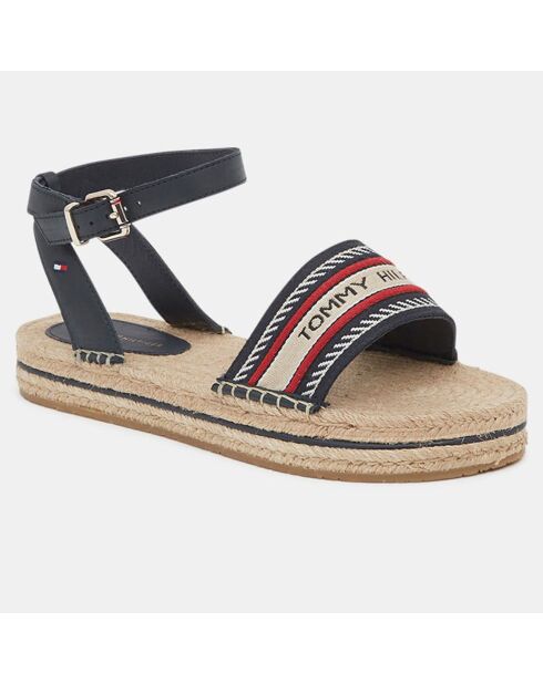 Sandales espadrilles Artisanal bleu marine