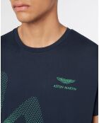 T-Shirt Logo Aston Martin Racing bleu marine