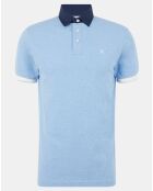 Polo Classic Fit Piqué Brand bleu ciel