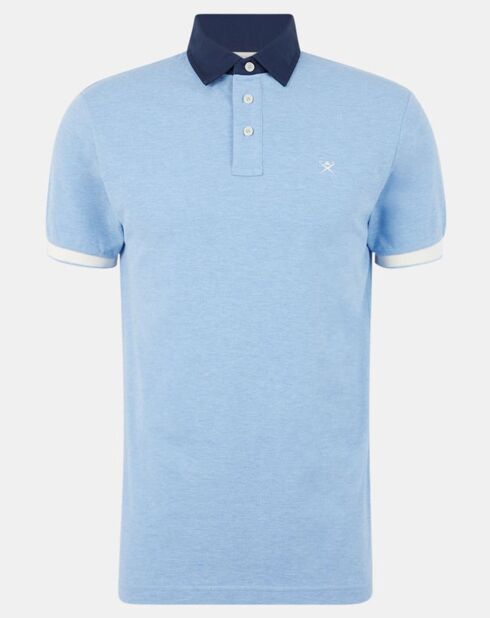 Polo Classic Fit Piqué Brand bleu ciel