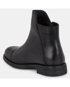 Bottines en Cuir Agata noires