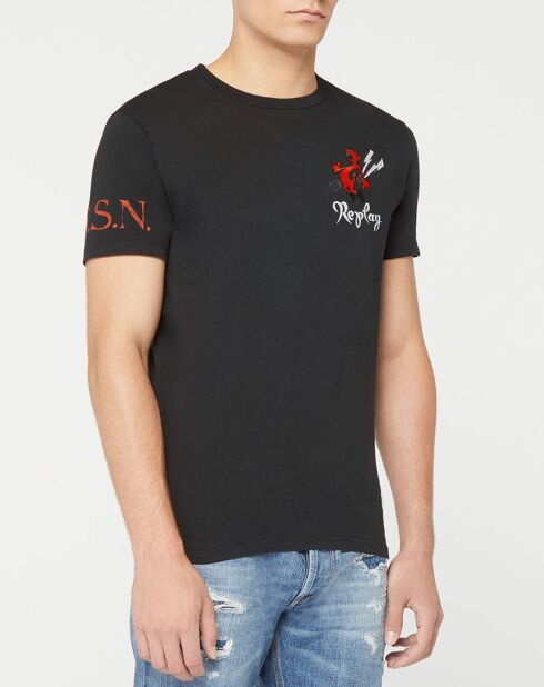 T-Shirt Devil Cœur noir