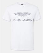 T-Shirt  Aston Martin Racing Logo blanc